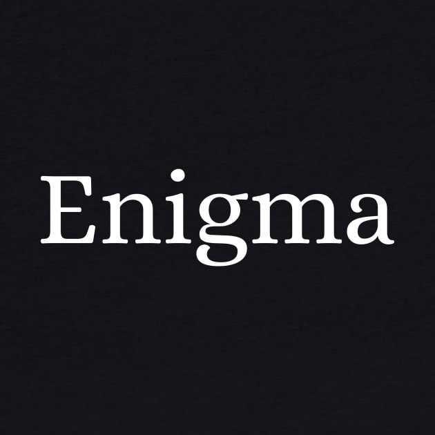 Enigma by Des